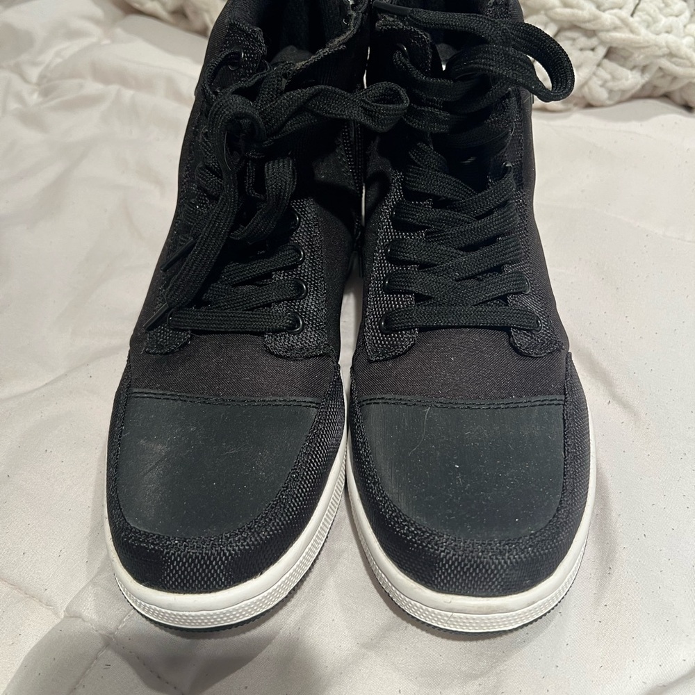 Classic Black High-Top Sneakers